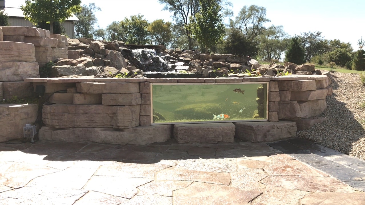 pond frame window installation pond in USA beatiful 